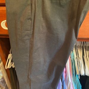 Stretch non iron flat front pants